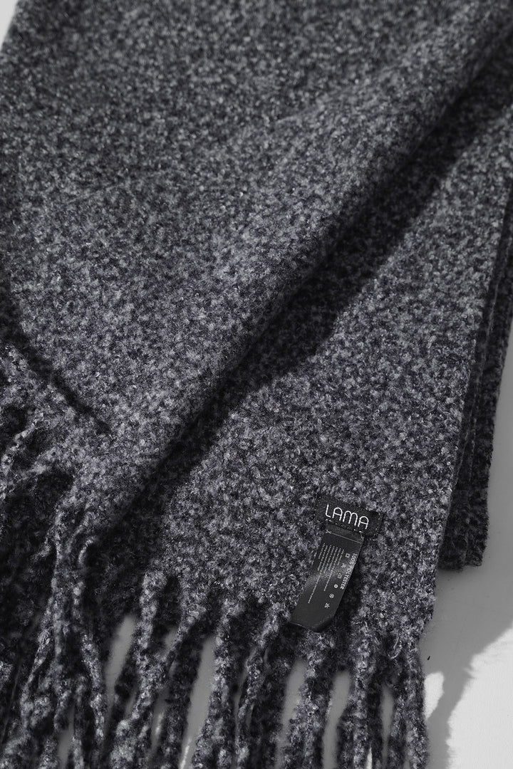 MELANGE GREY COZY MELANGE SCARF