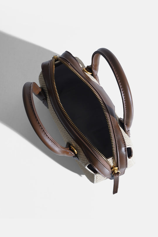 BROWN STROZZI CROSSBODY