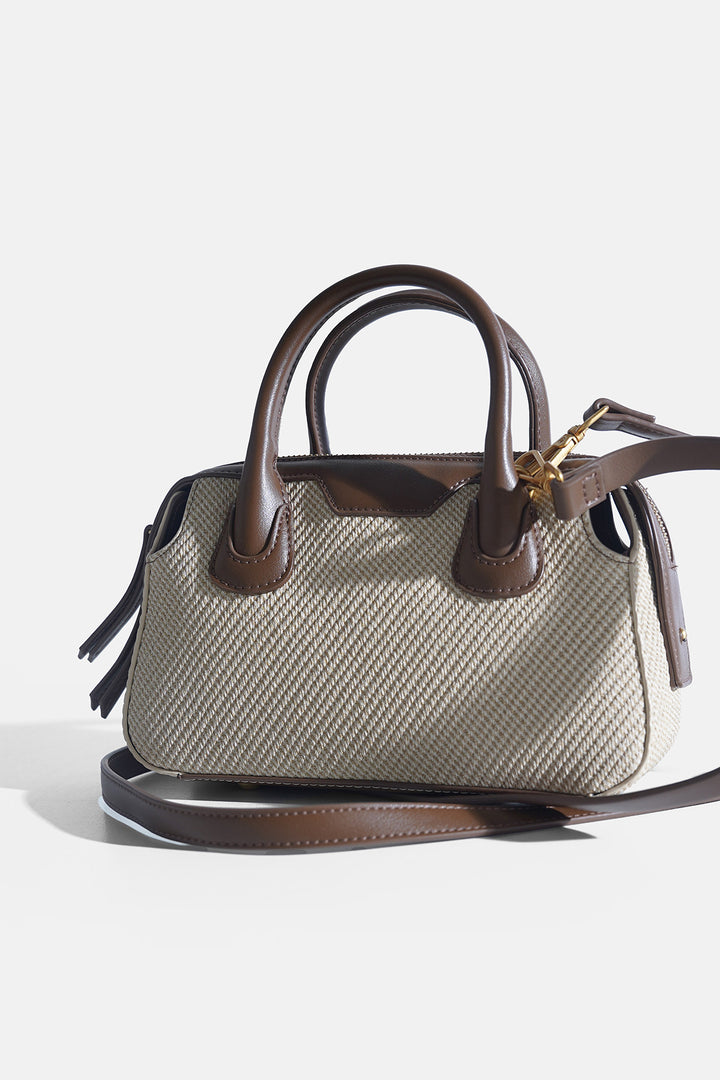 BROWN STROZZI CROSSBODY