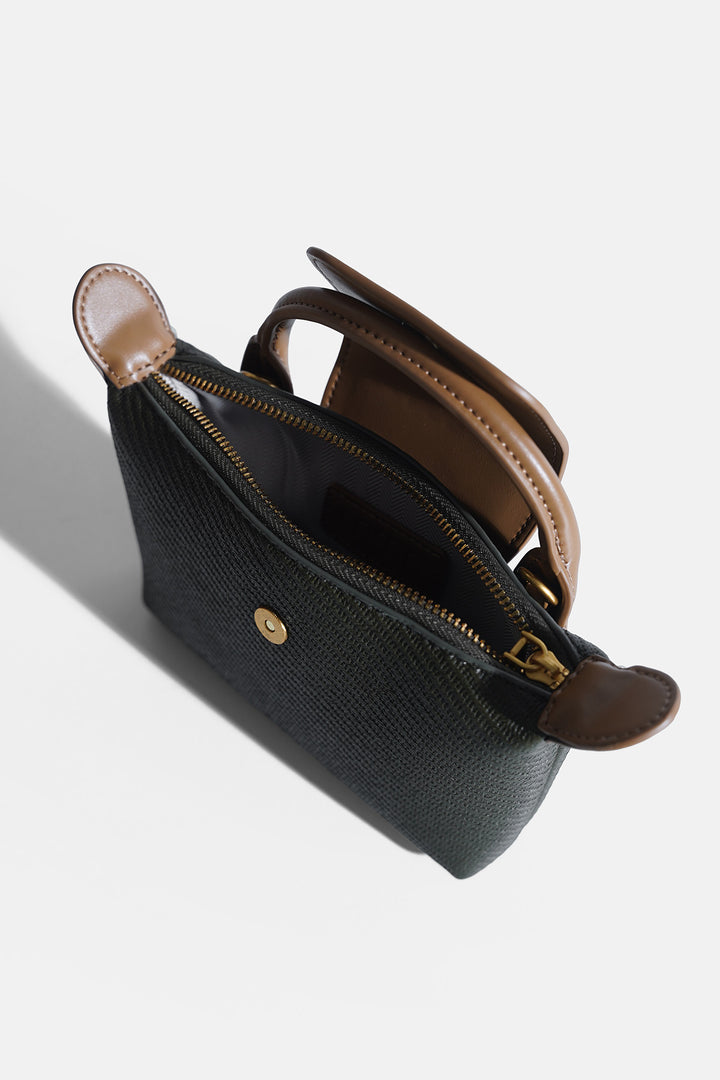 GREEN SMALL LOTUS CROSSBODY