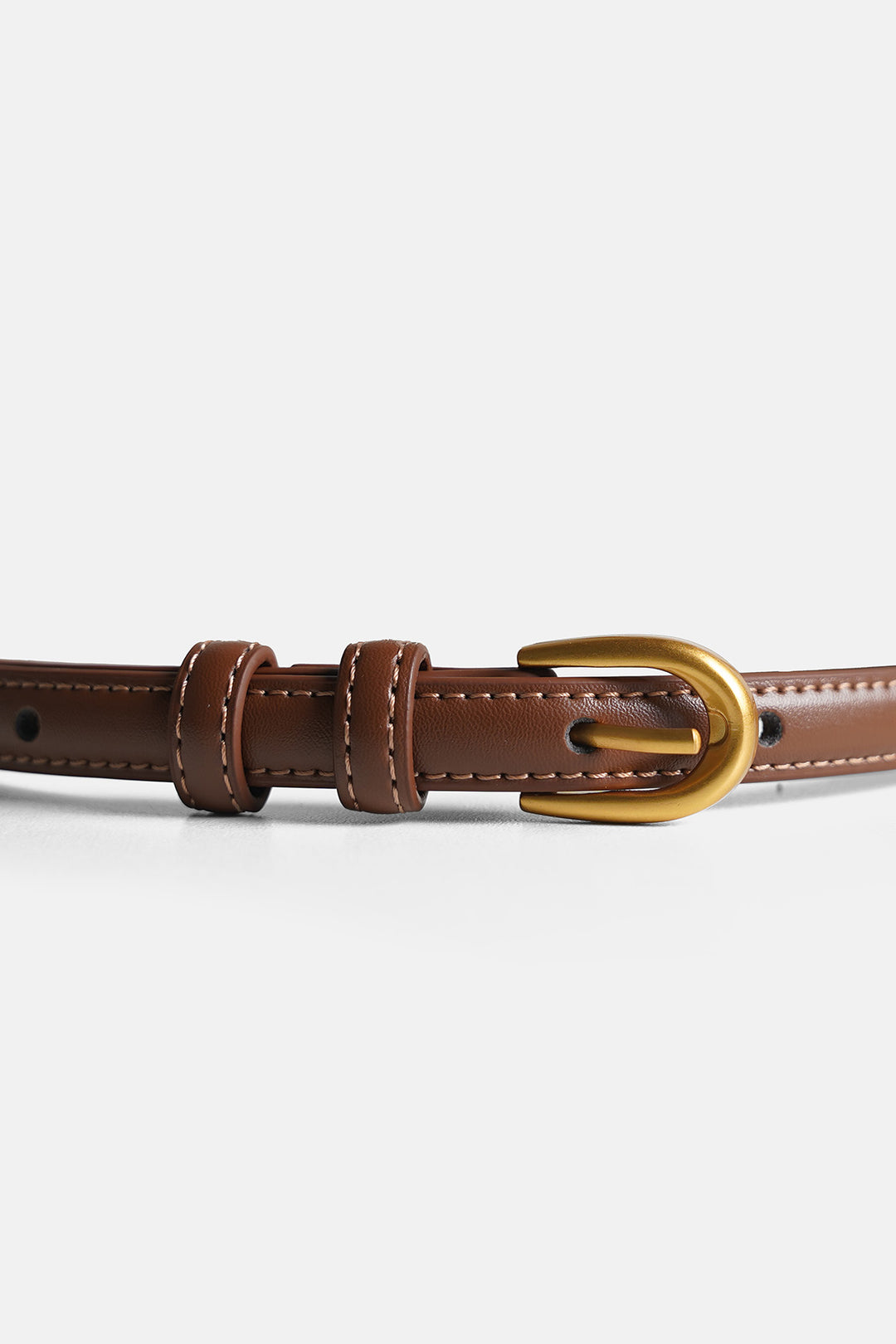 BROWN TUORO SLIM BELT
