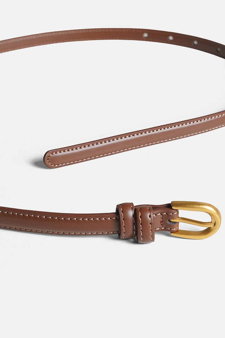 BROWN TUORO SLIM BELT