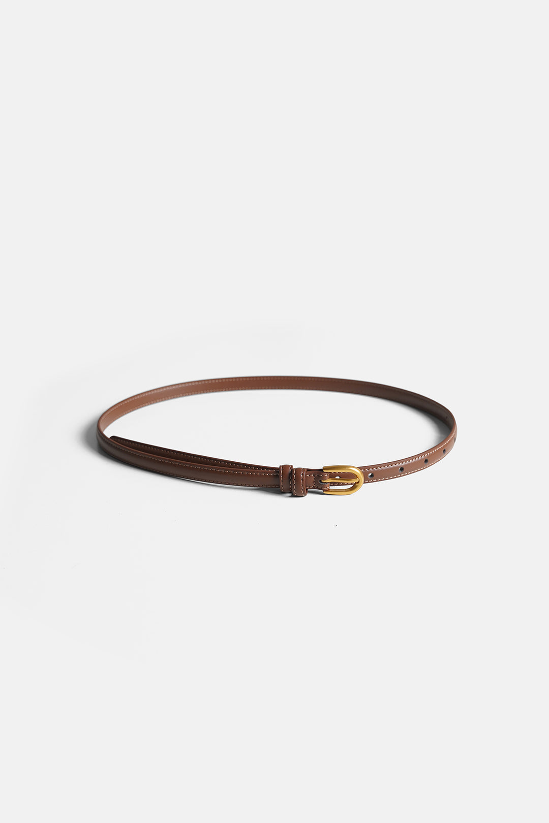 BROWN TUORO SLIM BELT