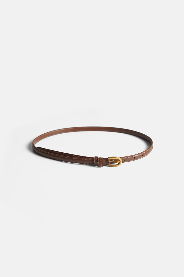 BROWN TUORO SLIM BELT