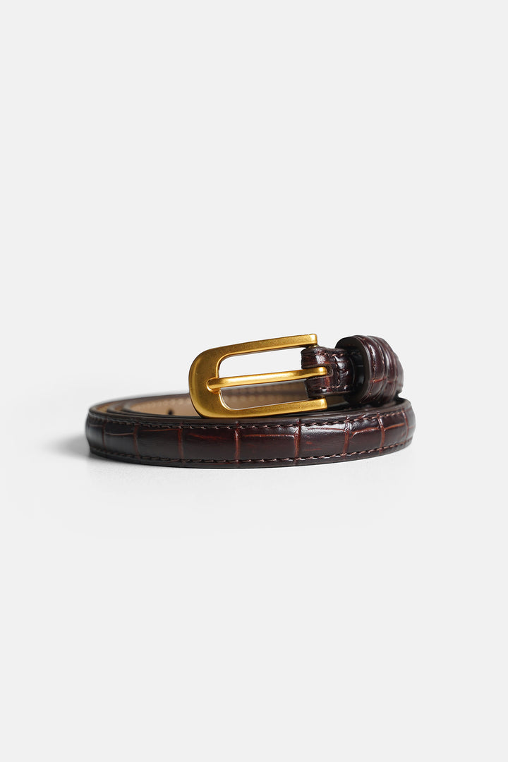 COFFEE TORINO TEXTURED BELT