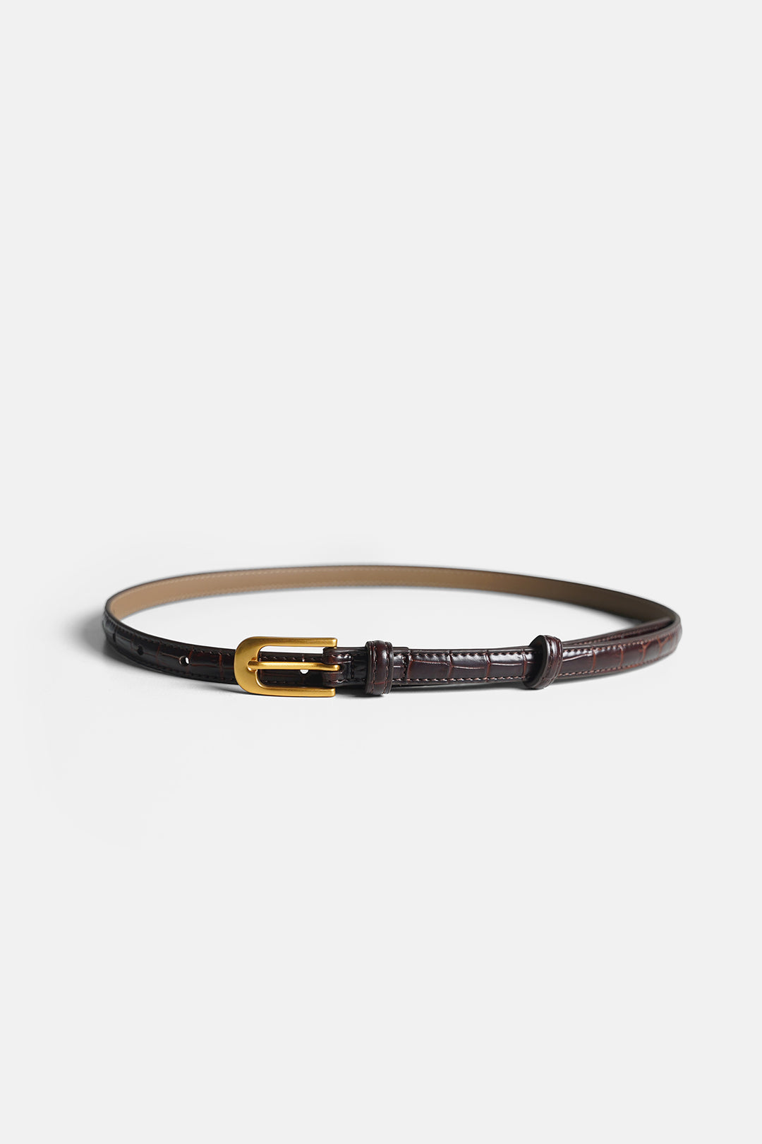 COFFEE TORINO TEXTURED BELT