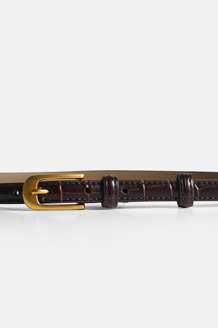 COFFEE TORINO TEXTURED BELT