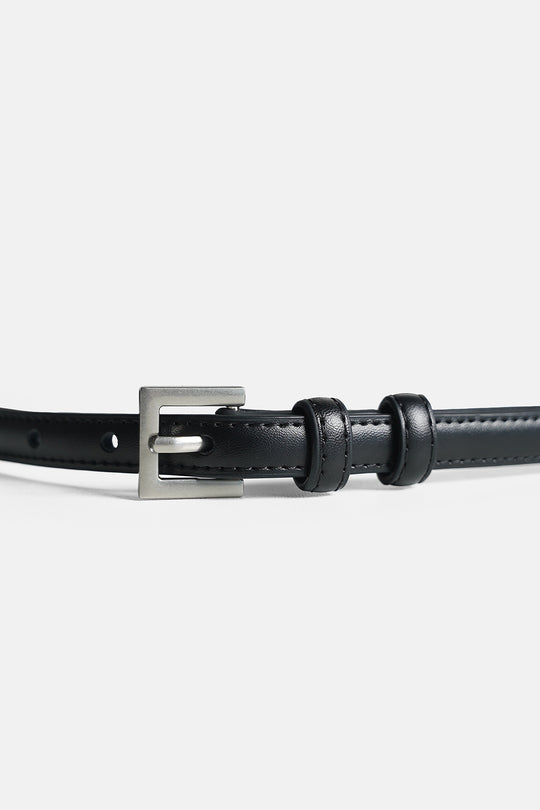 BLACK ZULU SLIM BELT