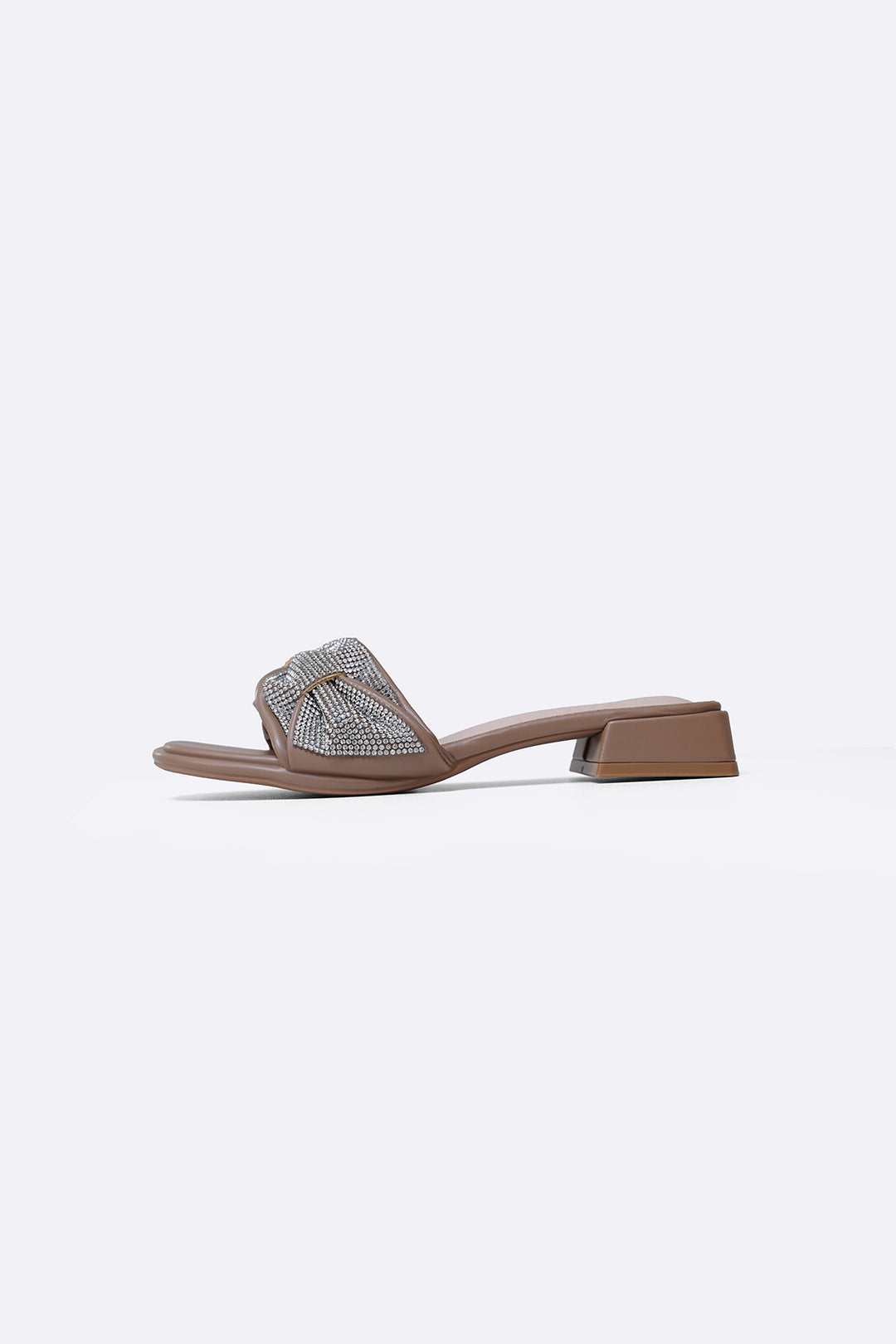 TAUPE ZUMA BLOCK HEEL