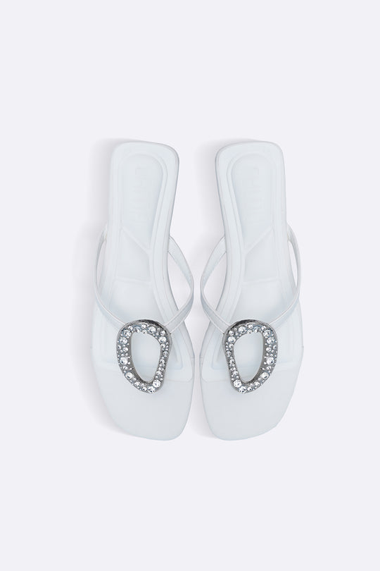 OFF WHITE BROOCH SLIDES