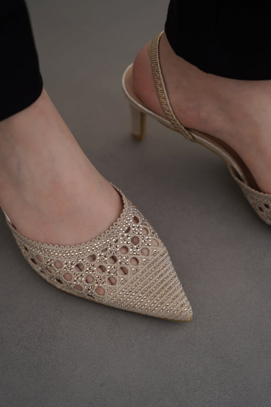 GOLD WEB STILETTO