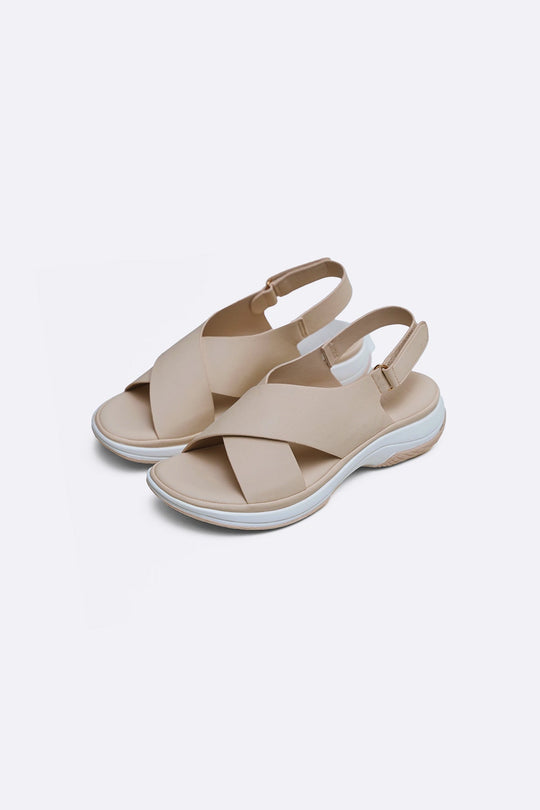 OFF WHITE CROSS MAMA SANDALS