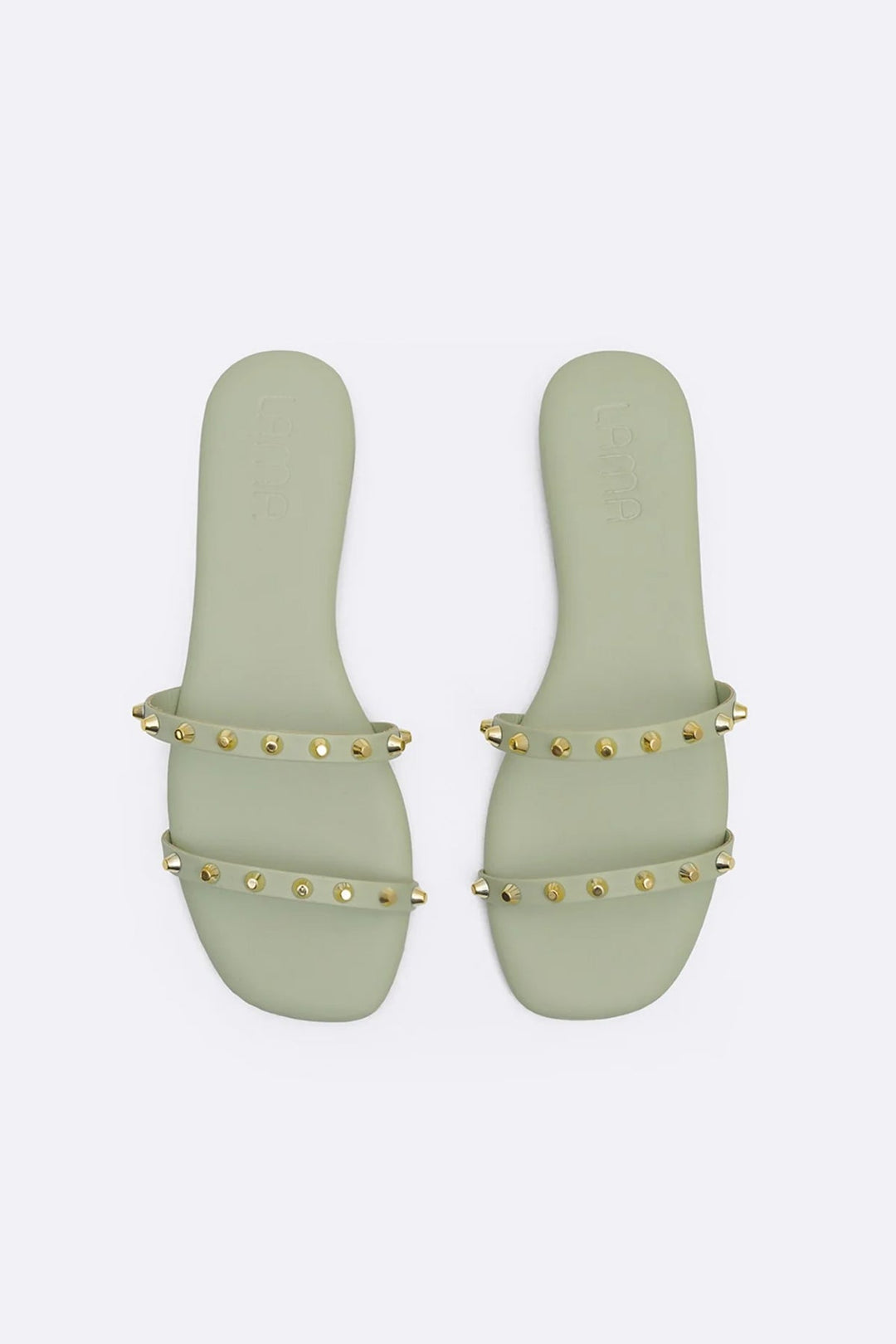 MINT MINIMAL STUDDED SLIDES
