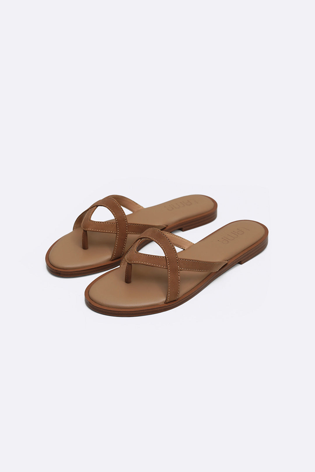 BROWN SOFT SUMMER SLIDES