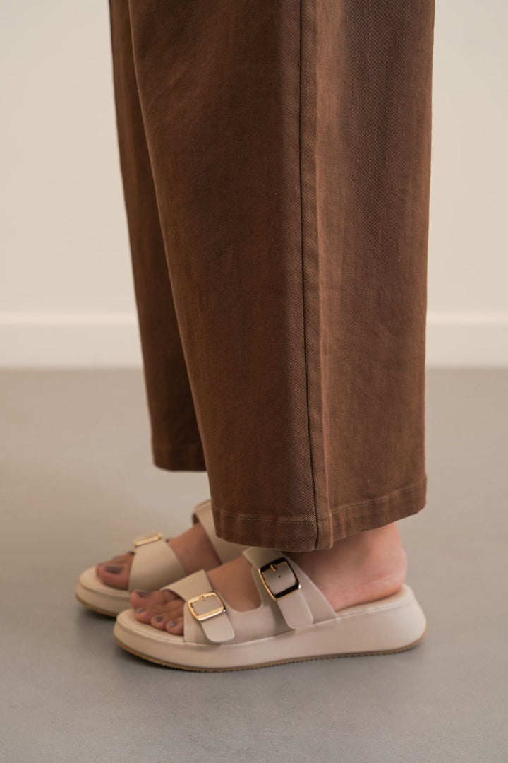 BEIGE WIDTH ADJUSTABLE MAMA SLIDES