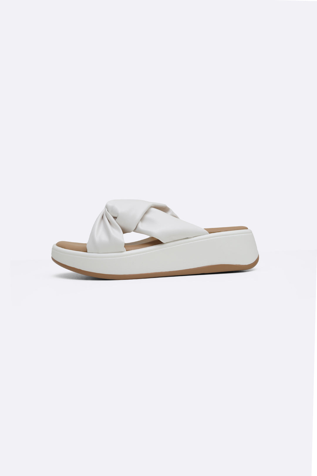 WHITE KNOT MAMA SLIDES