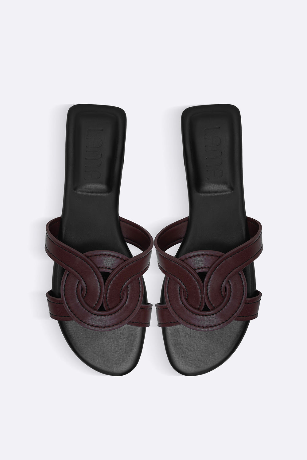 DARK BROWN BOULEVARD SLIDES