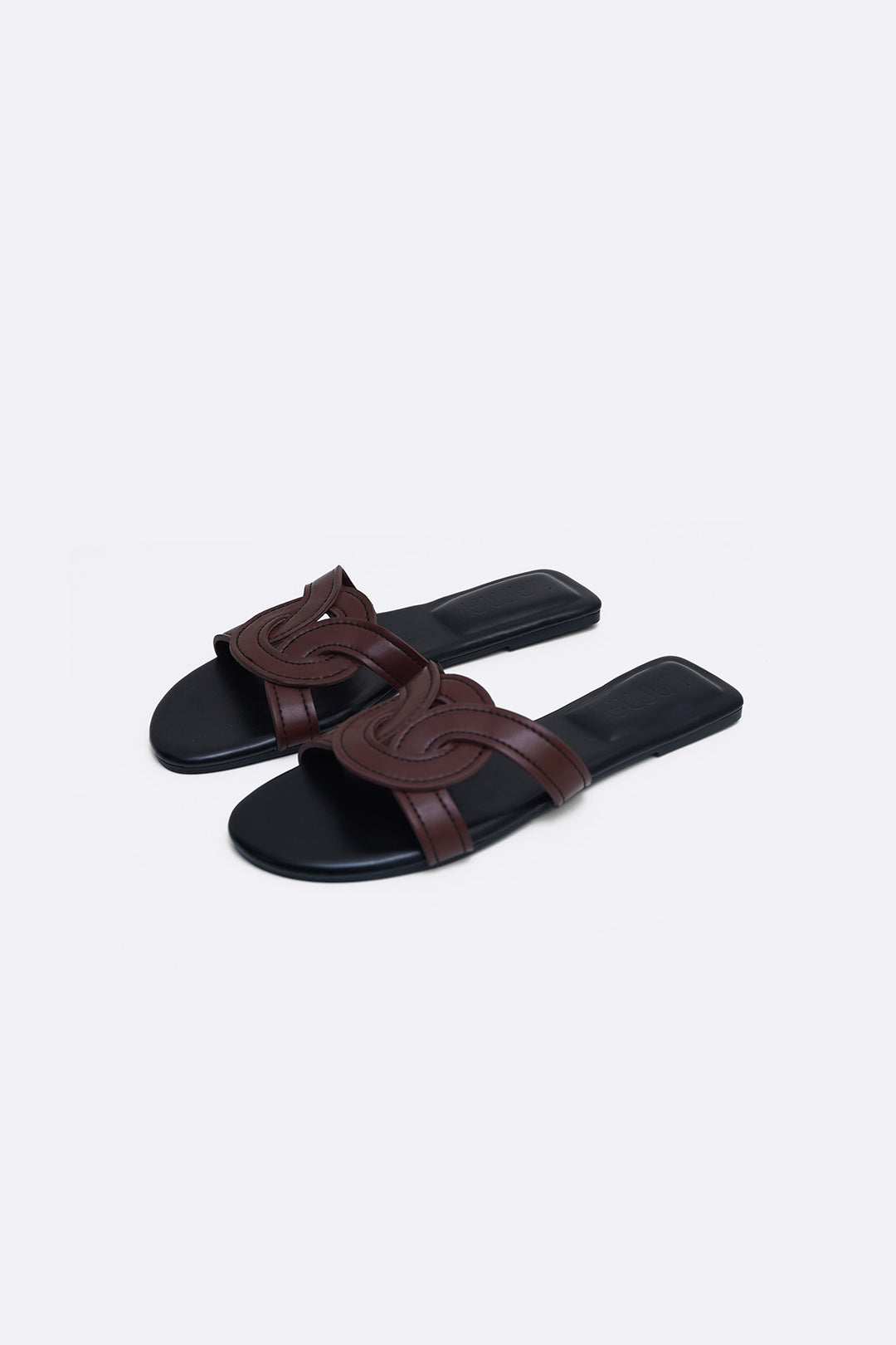 DARK BROWN BOULEVARD SLIDES
