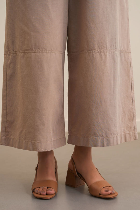 TAN MIRANO BLOCK HEEL