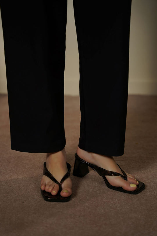 BROWN TORTOISE SHELL HEELS