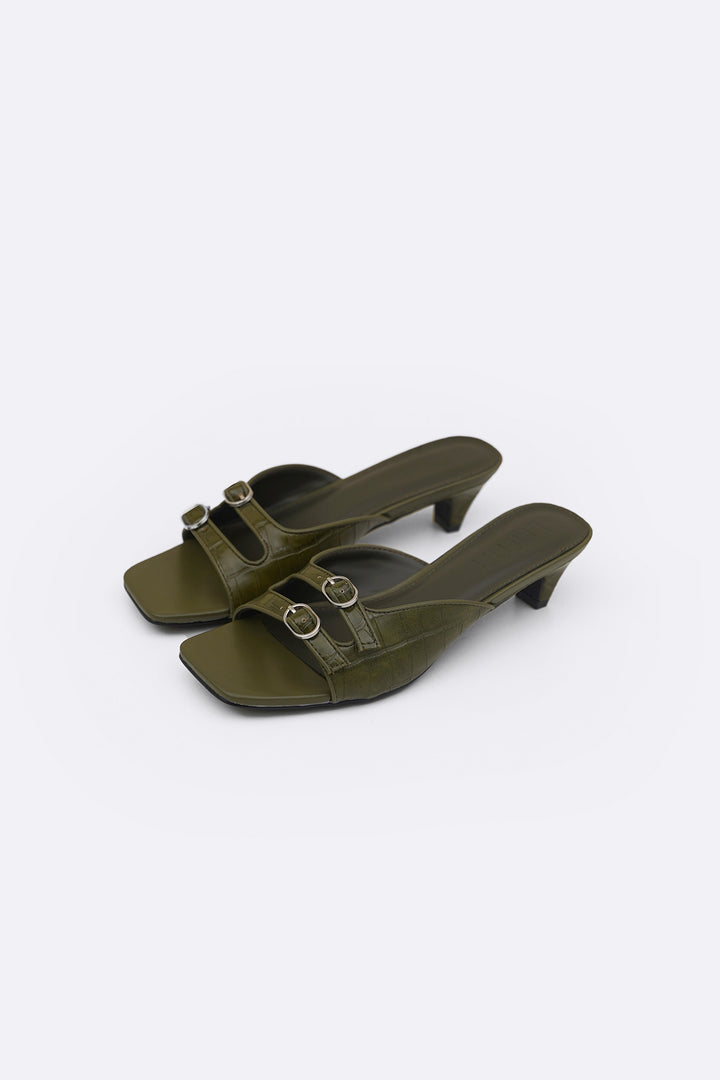 OLIVE VERONA MINI HEELS