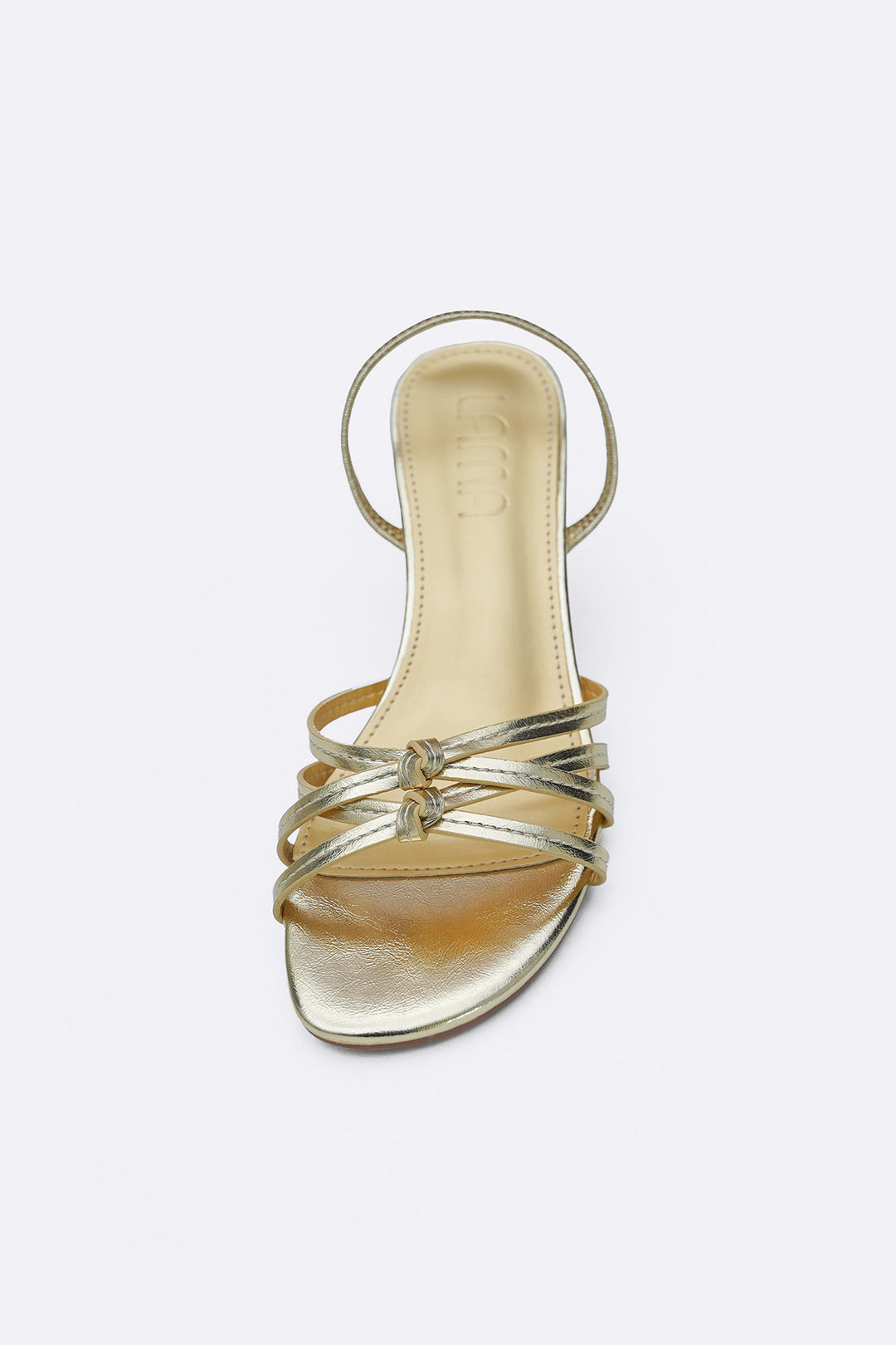 GOLD LOU SLINGBACK HEELS