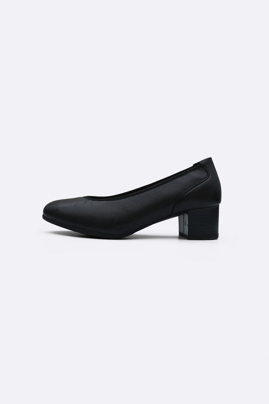 BLACK MAMA LEATHER HEELS