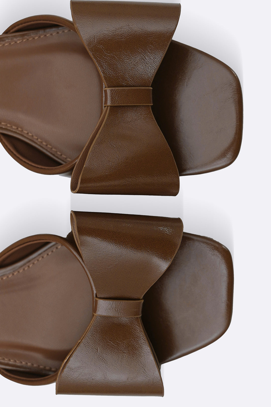 BROWN BOWIE BOW HEELS