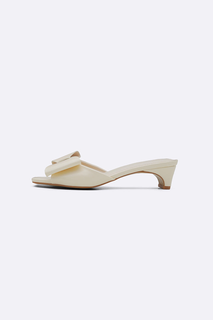 OFF WHITE BOWIE BOW HEELS