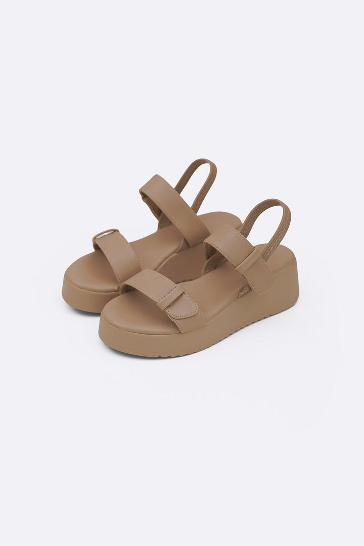 TAUPE HOLIDAY MAMA SANDALS
