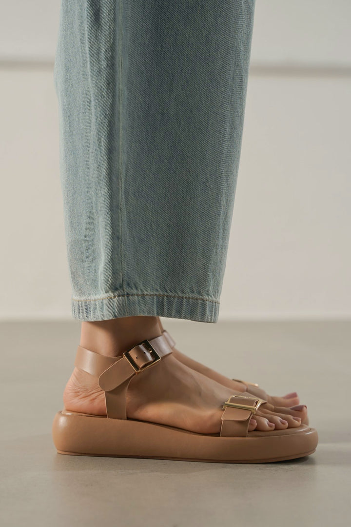 LIGHT BEIGE RODICA MAMA SANDALS