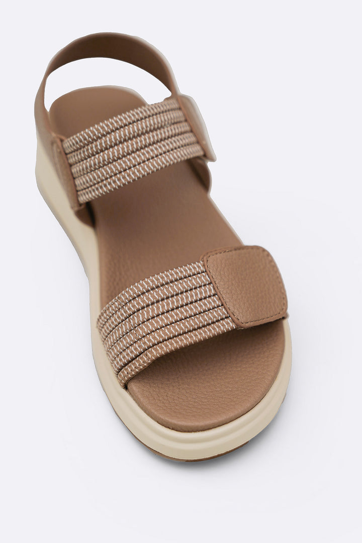 BEIGE ADJUSTABLE MAMA SANDALS