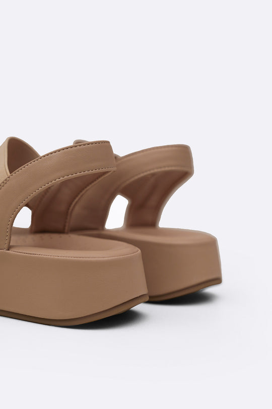 LIGHT BEIGE CANDY SOFT MAMA SANDALS