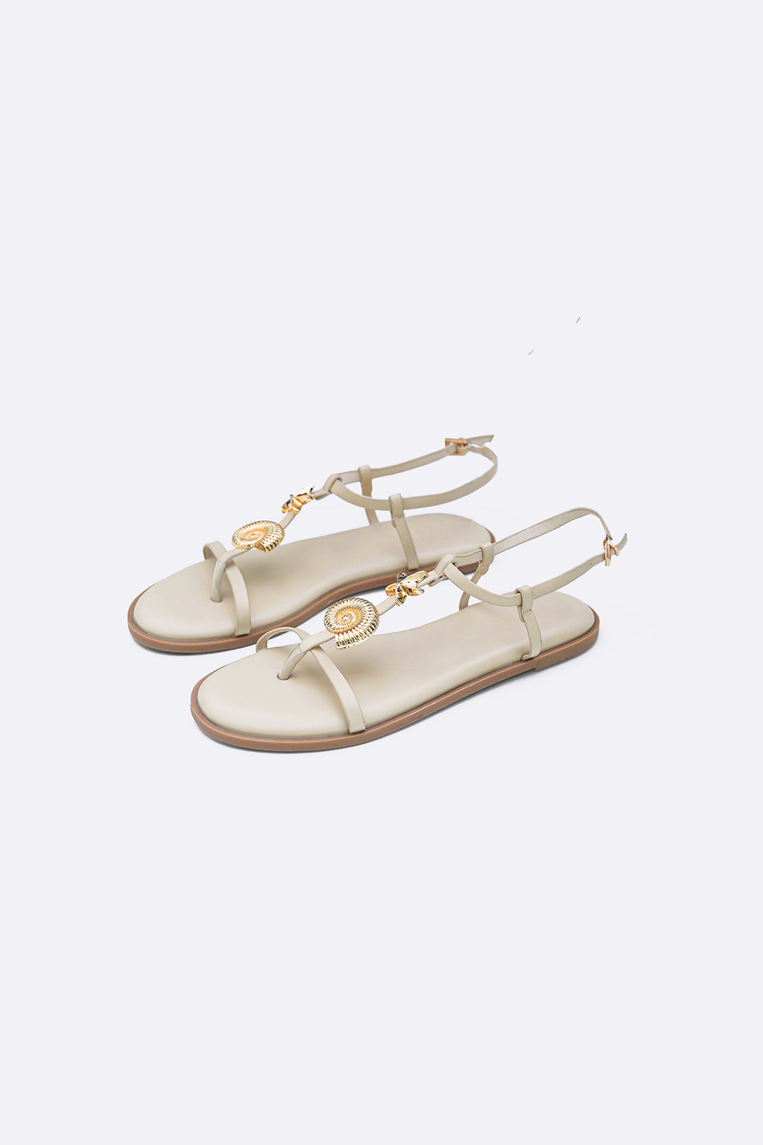CREAM SEASIDE SANDALS