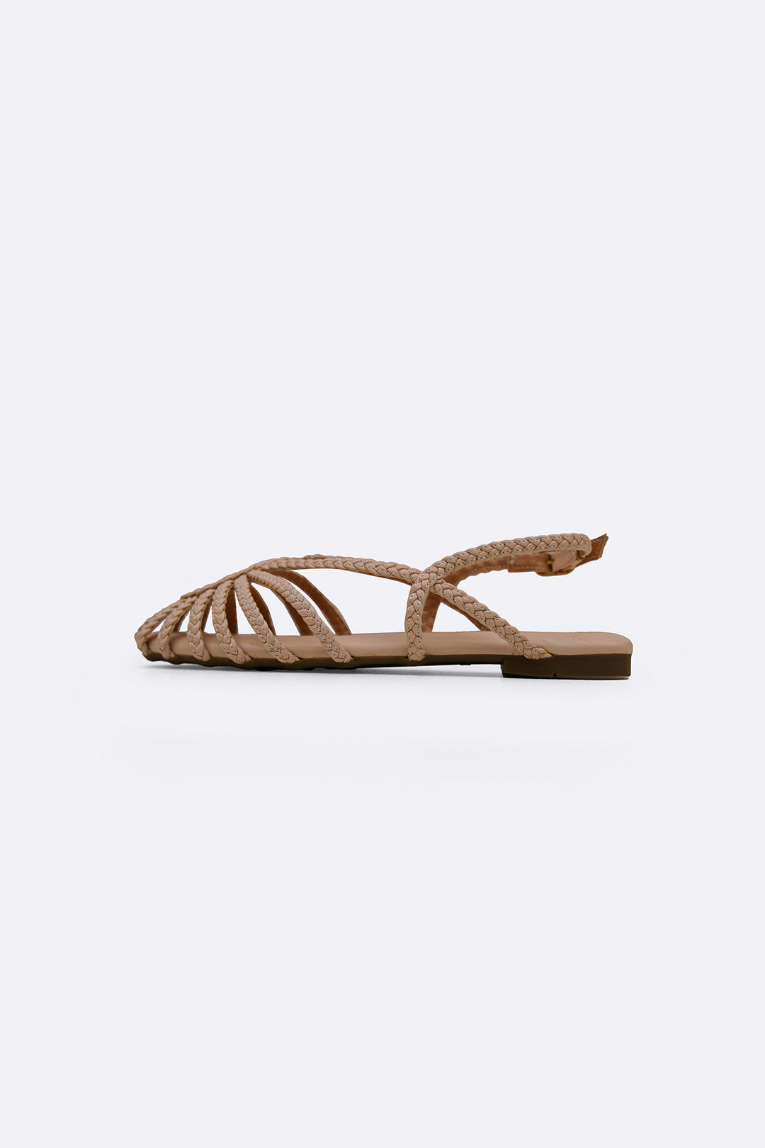 OFF WHITE RIVIERA BRAID SANDALS