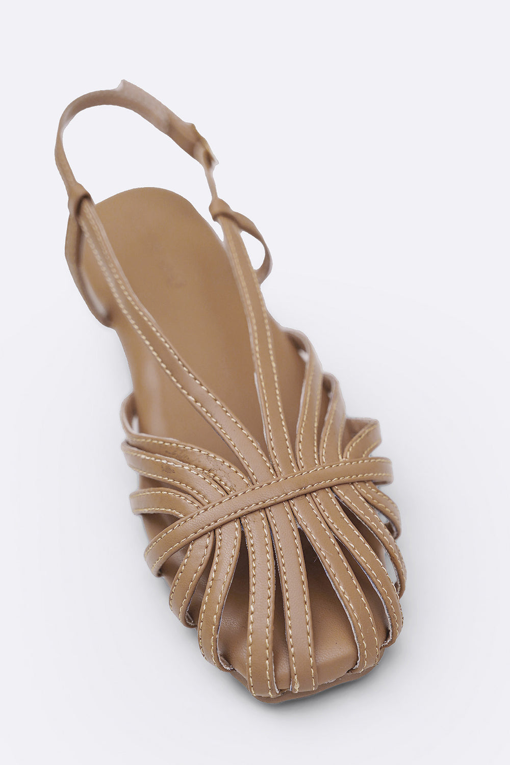 BEIGE SUMMER STRAP SANDALS