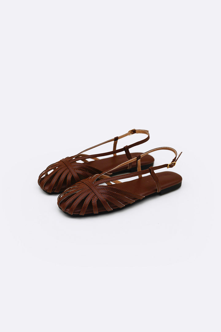 CHOCOLATE SUMMER STRAP SANDALS