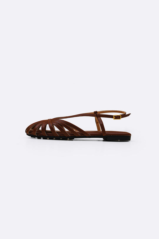 CHOCOLATE SUMMER STRAP SANDALS