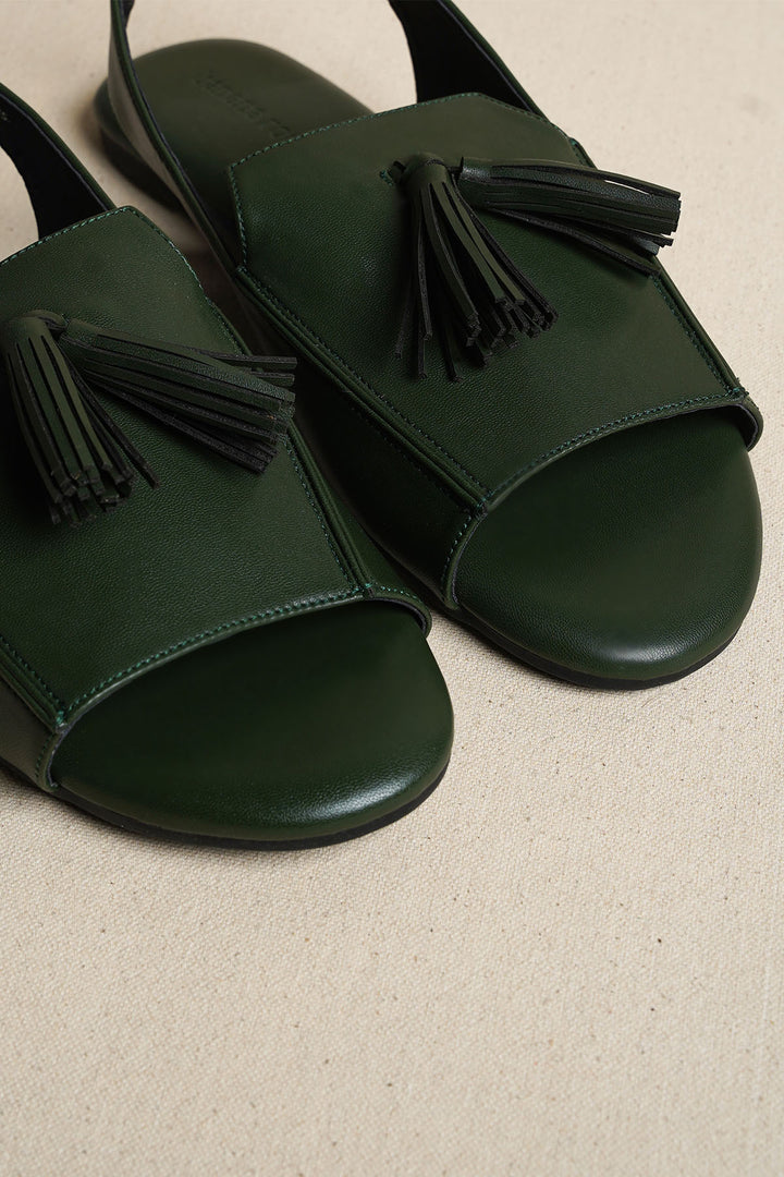 GREEN SUMMER PORT SANDALS