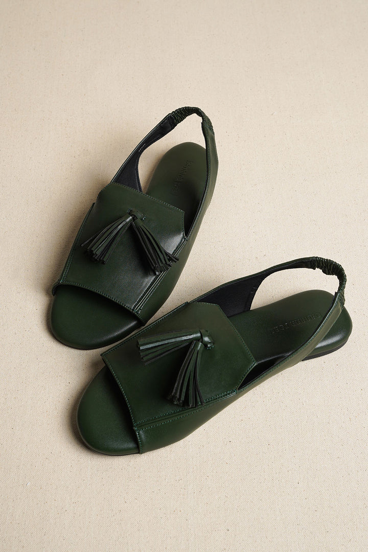 GREEN SUMMER PORT SANDALS