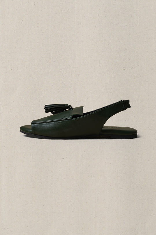 GREEN SUMMER PORT SANDALS