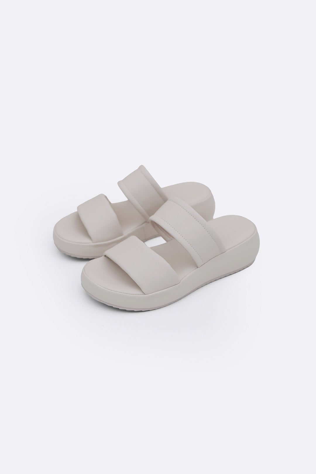 OFF WHITE MARSHMALLOW MAMA SLIDES