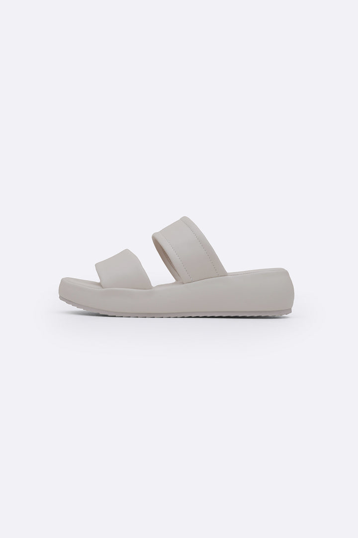 OFF WHITE MARSHMALLOW MAMA SLIDES