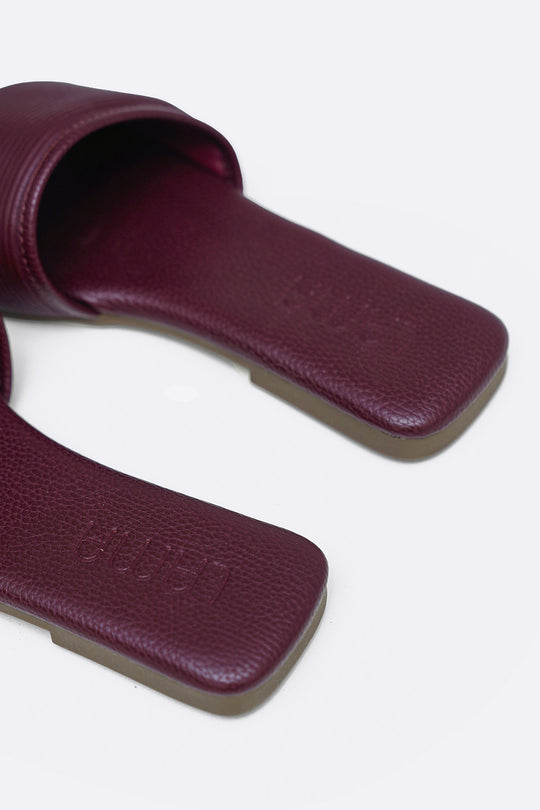 MAROON EVERYDAY CUSHIONED SLIDES