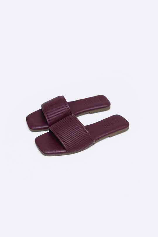 MAROON EVERYDAY CUSHIONED SLIDES