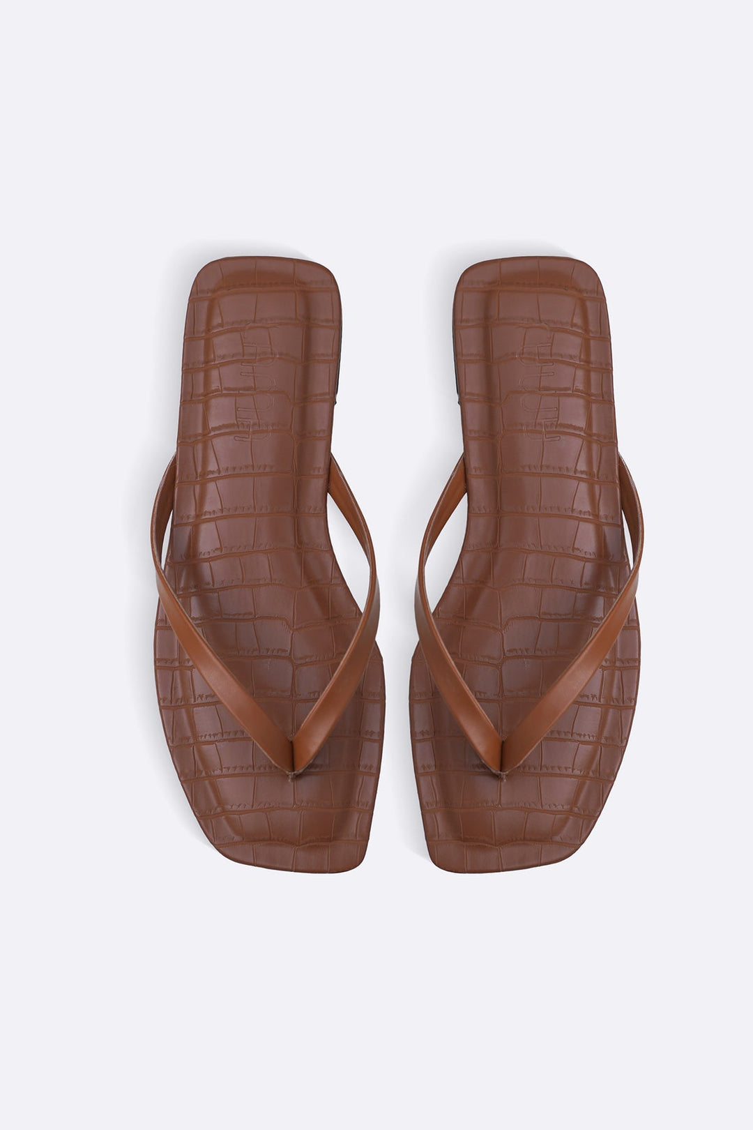 BROWN ALL DAY FLIP FLOPS