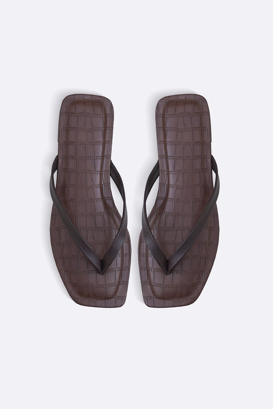 COFFEE ALL DAY FLIP FLOPS