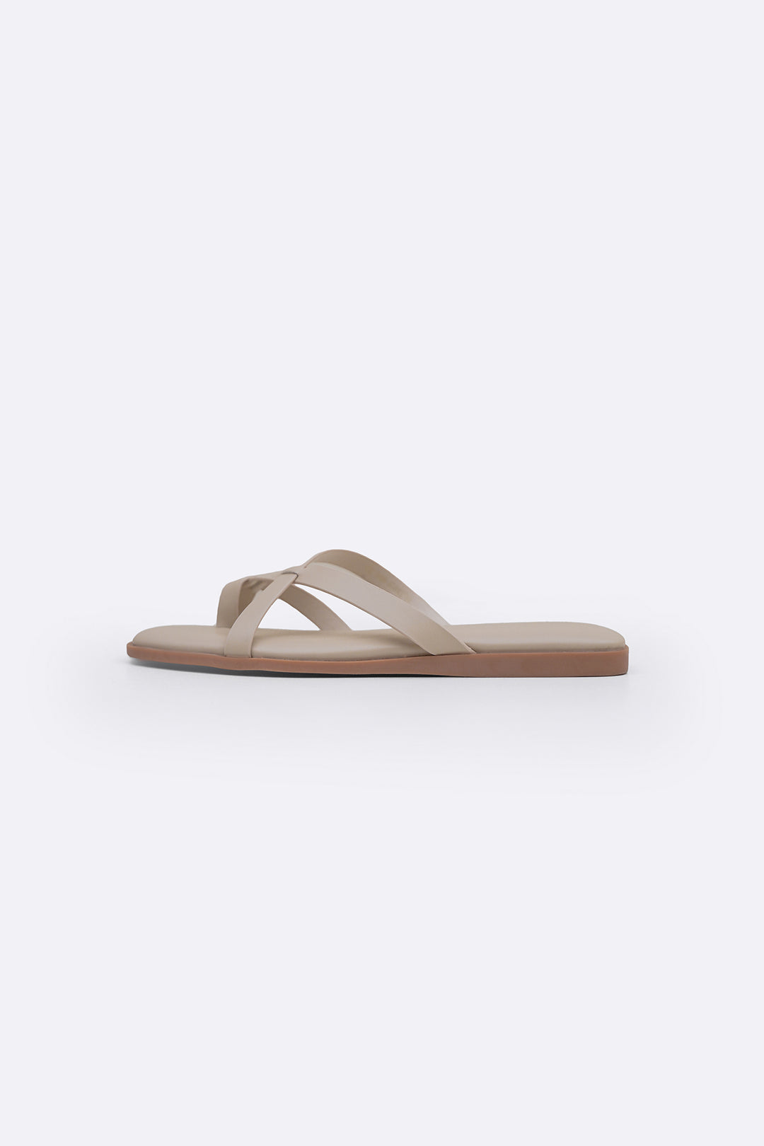 BEIGE RIO TOE SLIDES