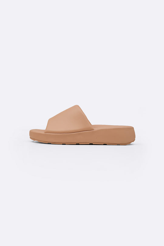 BEIGE PILLOW SOFT MAMA SLIDES