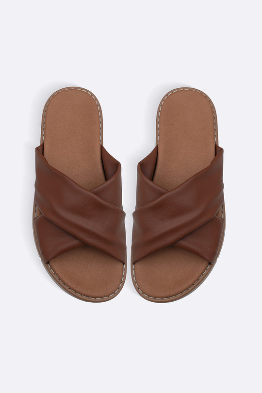 BROWN TIME-OUT MAMA SLIDES